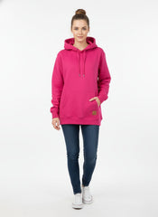 KLEINIGKEIT WOMENS BASIC PINK HOODIE