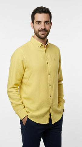 SPF MENS REGULAR FIT LINEN SHIRT