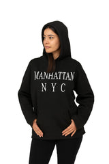 ZR MANHATTAN NYC WOMEN HOODIE (OVERSIZED)