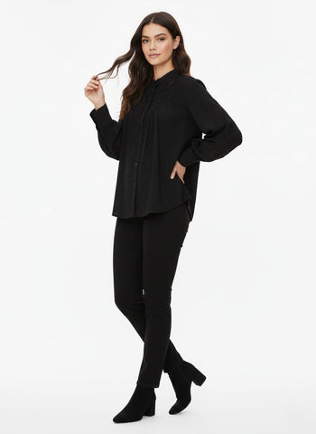 PRETTYGARDEN Womens Fall Lantern Long Sleeve Shirts