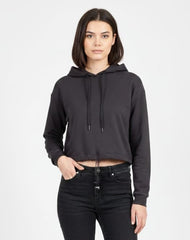 TALLY WEIJL WOMENS CROP STYLE HOODIE