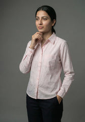 WOMEN'S SMALL FLOWERS PRINT SHIRT