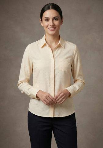 WOMEN'S SMALL FLOWERS PRINT SHIRT