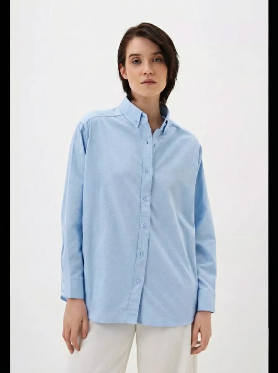 W.SHARVEL Oversized classic office shirt