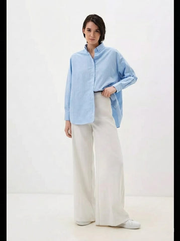 W.SHARVEL Oversized classic office shirt