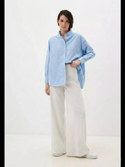 W.SHARVEL Oversized classic office shirt