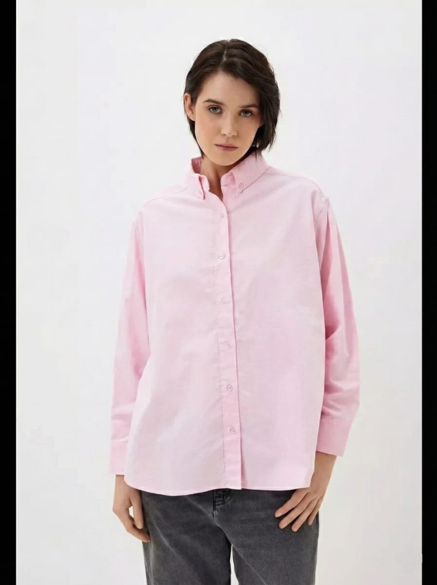 W.SHALVER Oversized classic office shirt