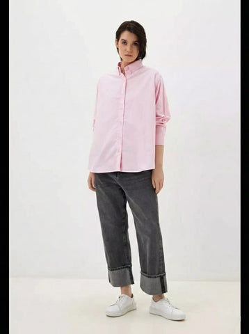 W.SHALVER Oversized classic office shirt