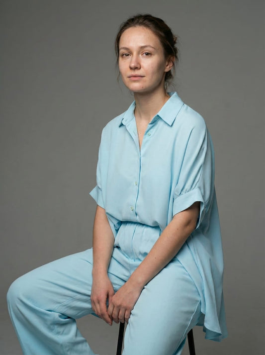 WOMENS TWO PIECE OVESIZED BAGGY CO-ORD SET