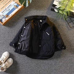 KXNDK KIDS MUST BE HAPPY PUFFER JACKET