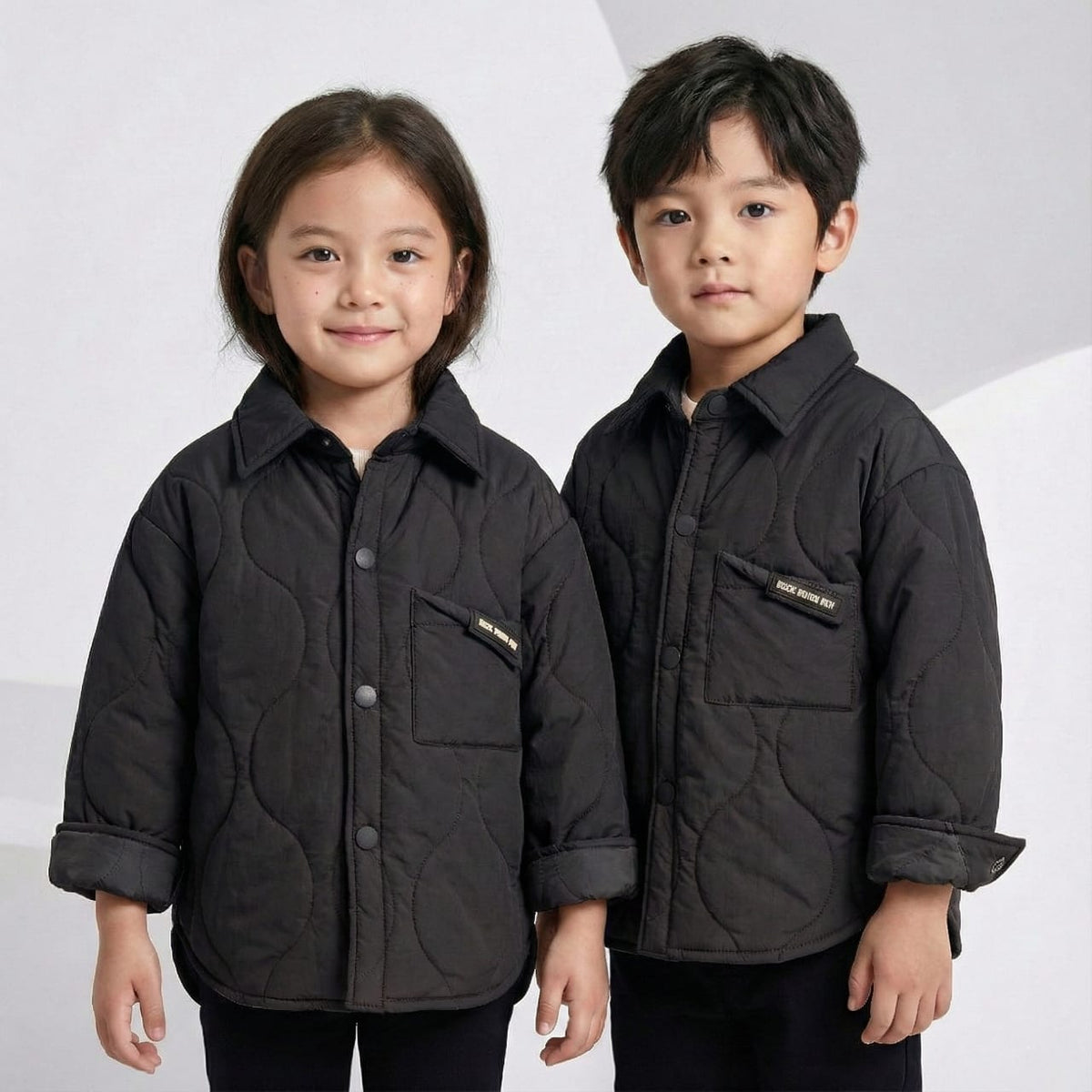 KXNDK KIDS MUST BE HAPPY PUFFER JACKET