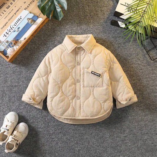 KXNDK KIDS MUST BE HAPPY PUFFER JACKET