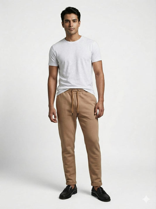 PULL&BEAR MENS TEXTURED TROUSER