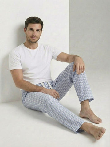 M&S AUTOGRAPH MENS STRIPED TROUSER