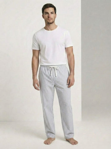 M&S AUTOGRAPH MENS STRIPED TROUSER