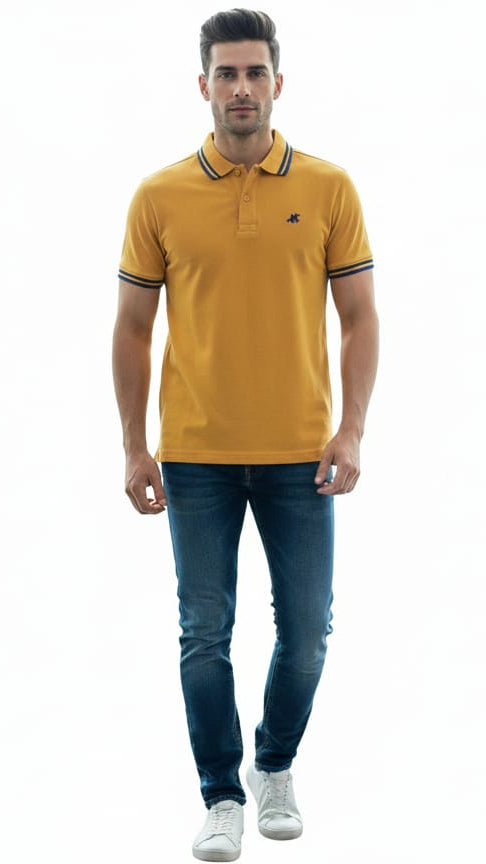 LIVERGY MENS POCKET LOGO POLO