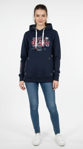 BLUE SEVEN WOMENS PRINTED HOODIE