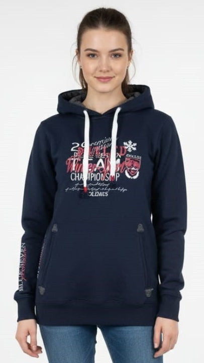 BLUE SEVEN WOMENS PRINTED HOODIE