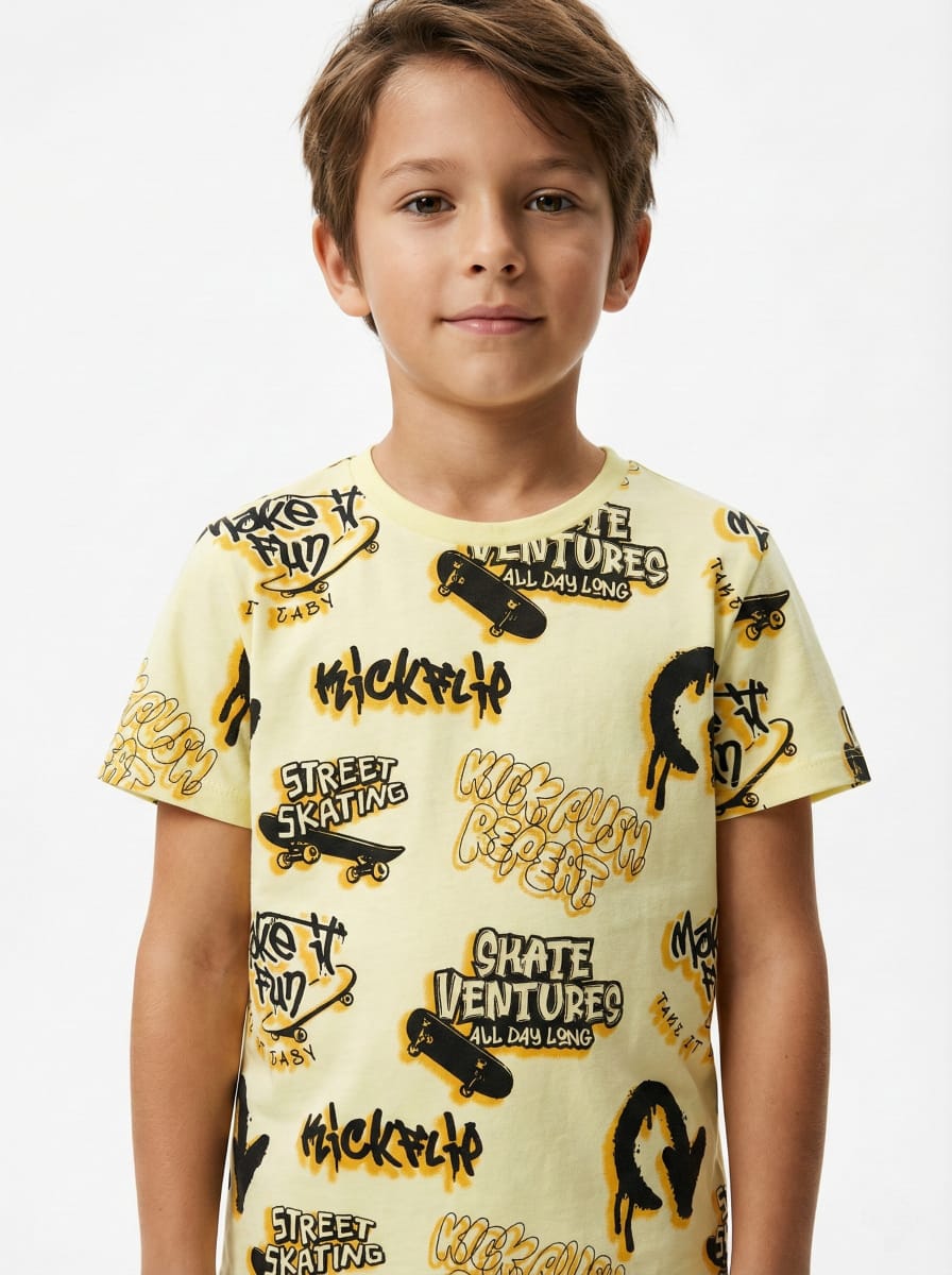 LCW  Boys Urban Skate Graphic T-Shirt