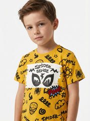 LCW Boys Spider Sense Graphic Print T-Shirt