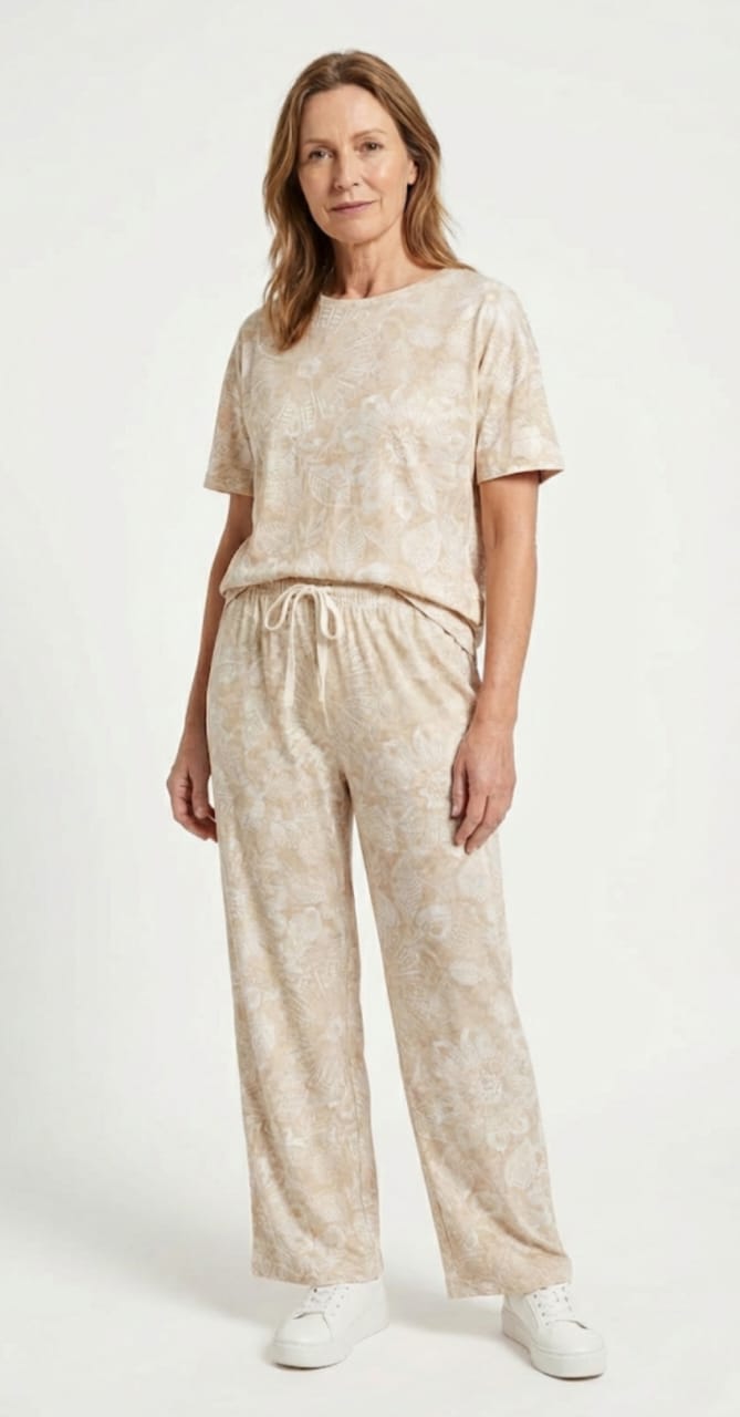 SPF Womens Paisley Print Lounge Set