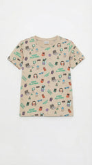 LCW Boys Keep Playing Gamer Print Short Sleeve T-Shirt