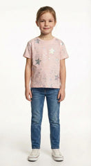 M&S Girls Happy Everyday Holographic Star Print T Shirt