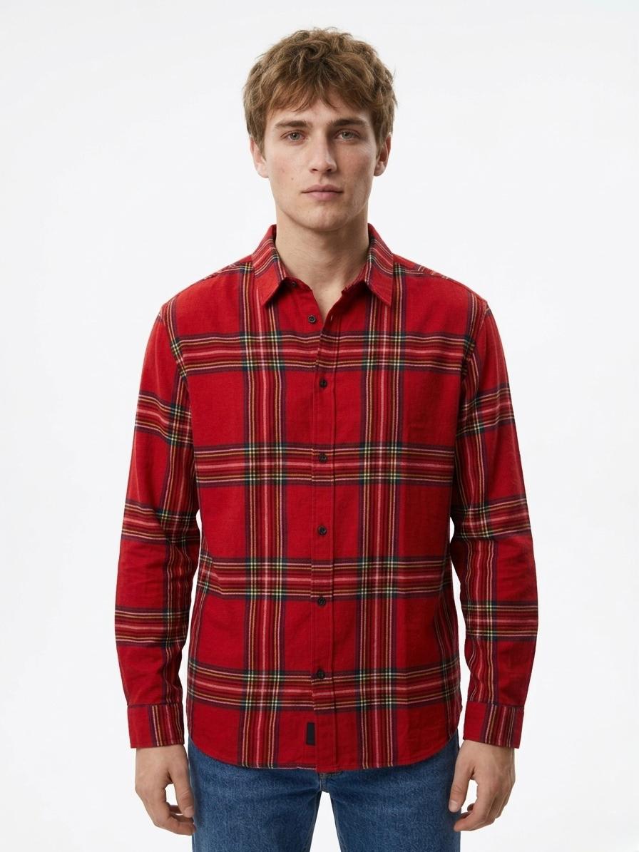 Men Check Shirt