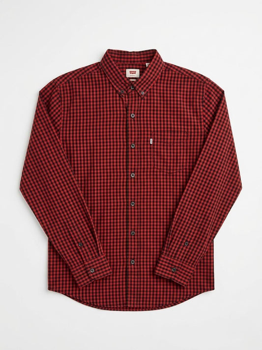 Red Micro Check