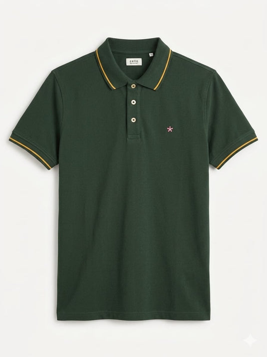 MENS BASIC LOGO POLO