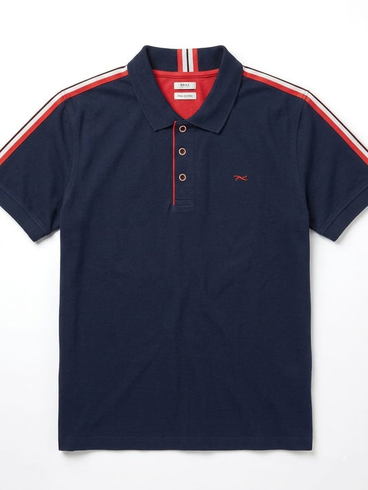 BRAX MENS LOGO BASIC POLO