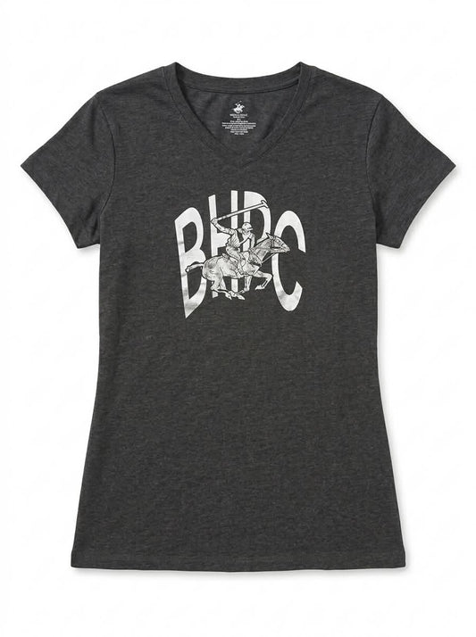 Women's Graphic V-Neck T-Shirt | Casual Short Sleeve Tee