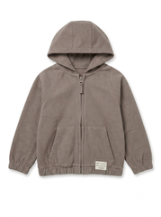 Boys' Wrinkle-Free Fleece Zip-Up Hoodie – Easy-Care Everyday Jacket