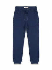 Boys' Navy Blue Fleece Joggers – Comfortable Casual Sweatpants