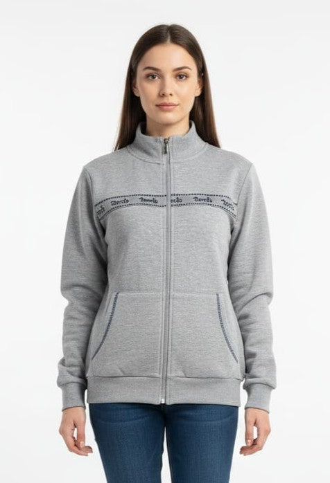 MASTROBIANCO WOMENS PARIS PRINT ZIPPER