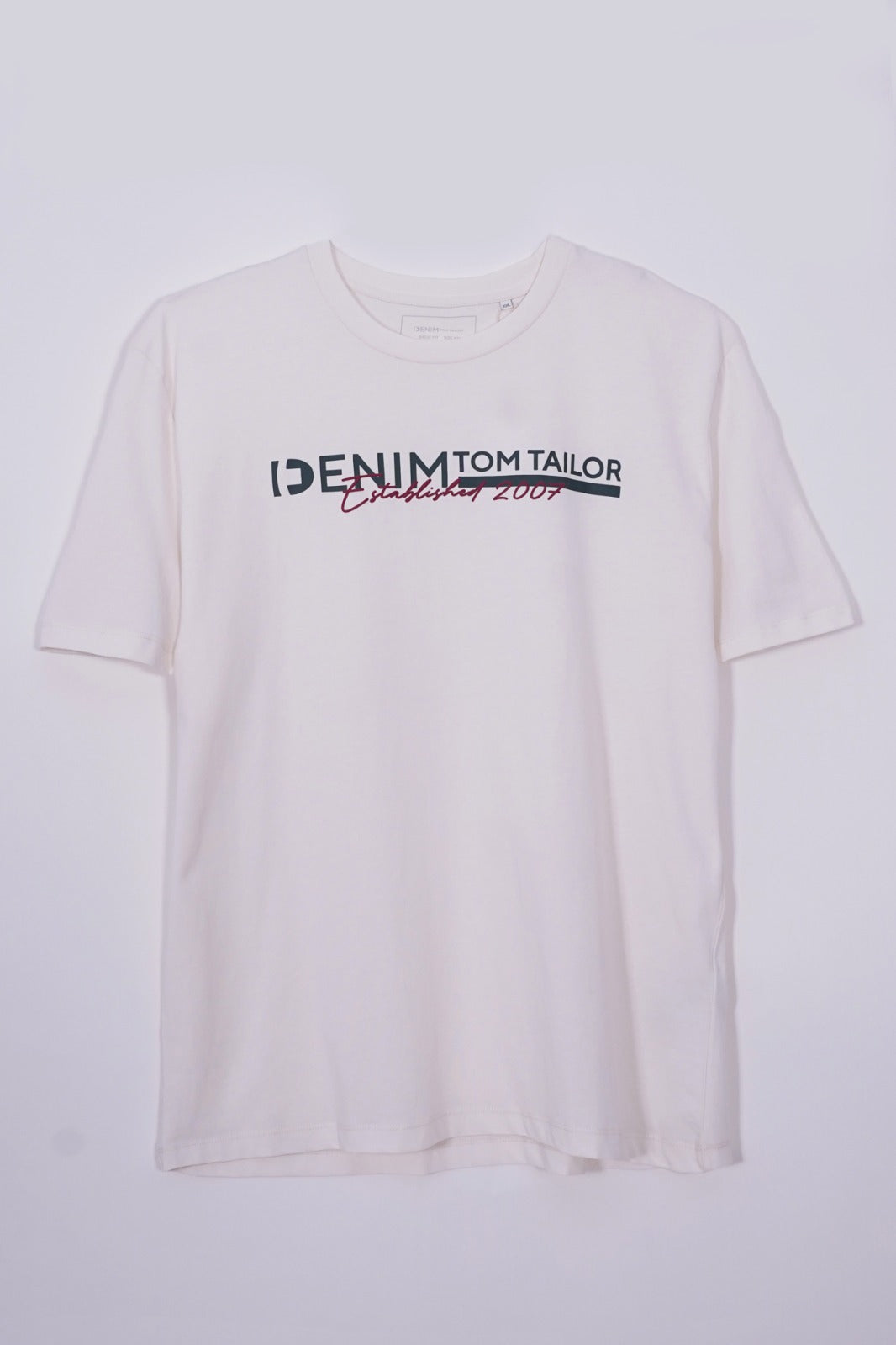 TOM TAILOR Round Neck T-Shirt With Logo