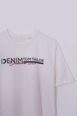 TOM TAILOR Round Neck T-Shirt With Logo