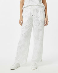SPF Relaxed Fit Floral Sequin Loungewear Set