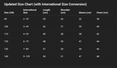 KXNDK KIDS MUST BE HAPPY PUFFER JACKET