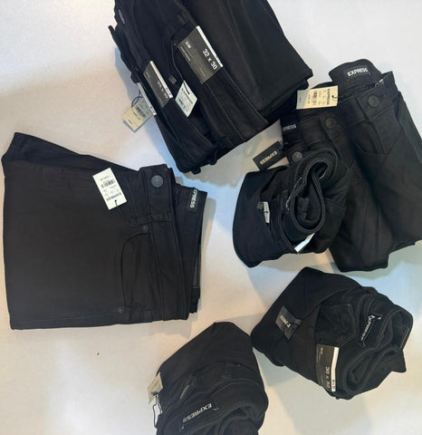 Mens Slim Fit Black Hyper Stretch Jeans