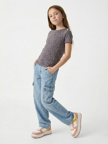 NAME IT Girls Printed Tee