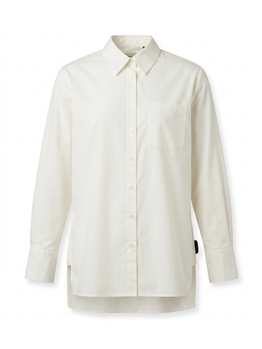 Women's Cream/Off-White Long-Sleeve Shirt