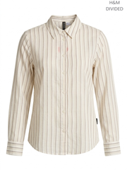 H&M Divided Women's Striped Long-Sleeved Top