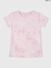 Name It Tie-Dye Rhinestone Girls' T-Shirt (Pink)