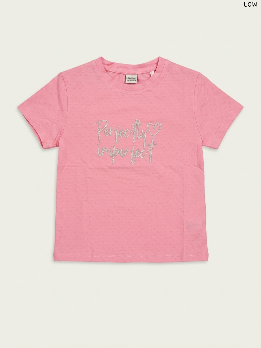 LCW Girls' T-Shirt (Pink)
