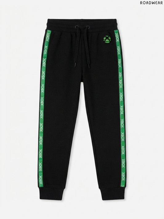 ROADWEAR Kids' Black and Green Xbox Joggers | Gaming Activewear