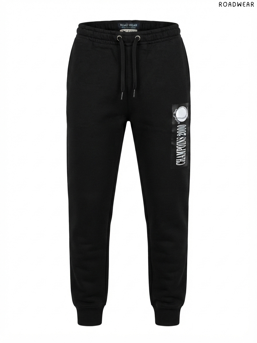 ROADWEAR Kids' Black "Champions 2000" Joggers | Activewear