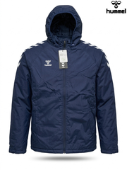 Hummel Kids' Navy Blue Hooded Puffer Jacket | Outdoor Activewear