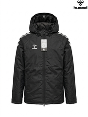 Hummel Kids' Black Hooded Puffer Jacket | Outdoor Activewear