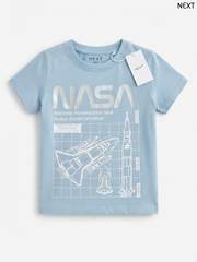 Kids' Blue NASA Space Graphic T-Shirt – NEXT